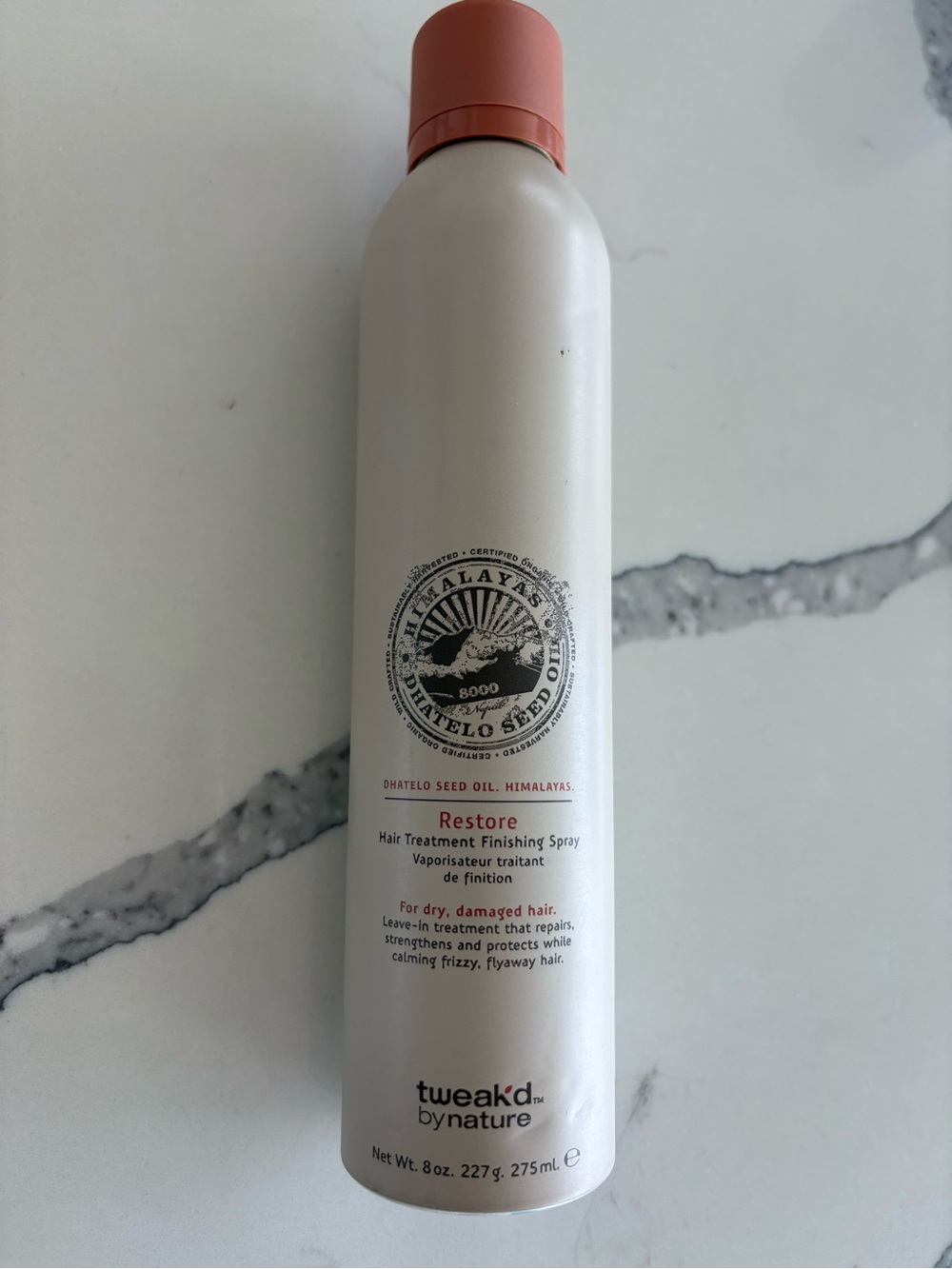 Tweak'd by Nature Restore hair treatment finishing spray  8 oz